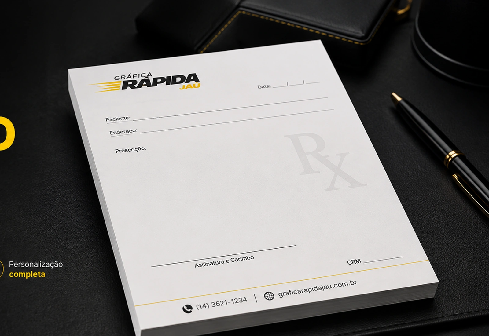 Mockup de Receituário