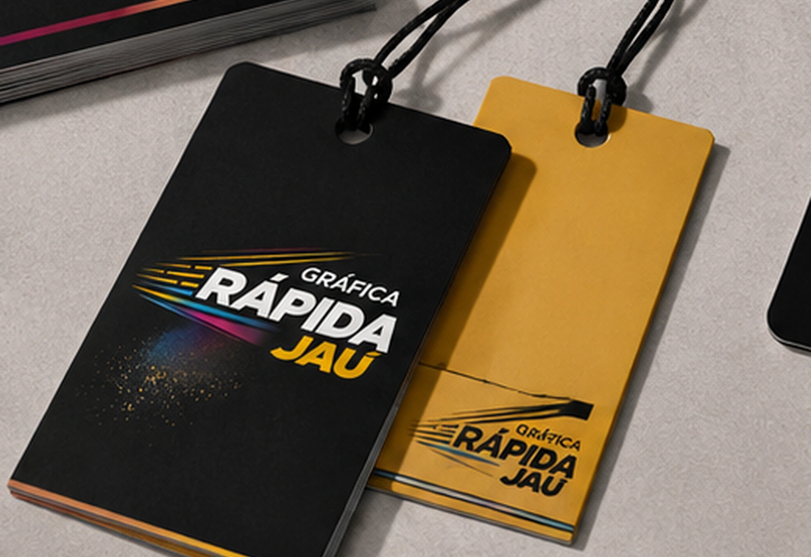 Mockup de Tags